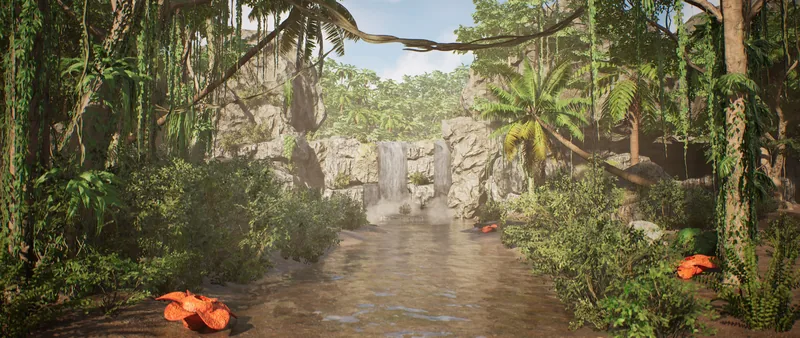 Rivière dans une jungle