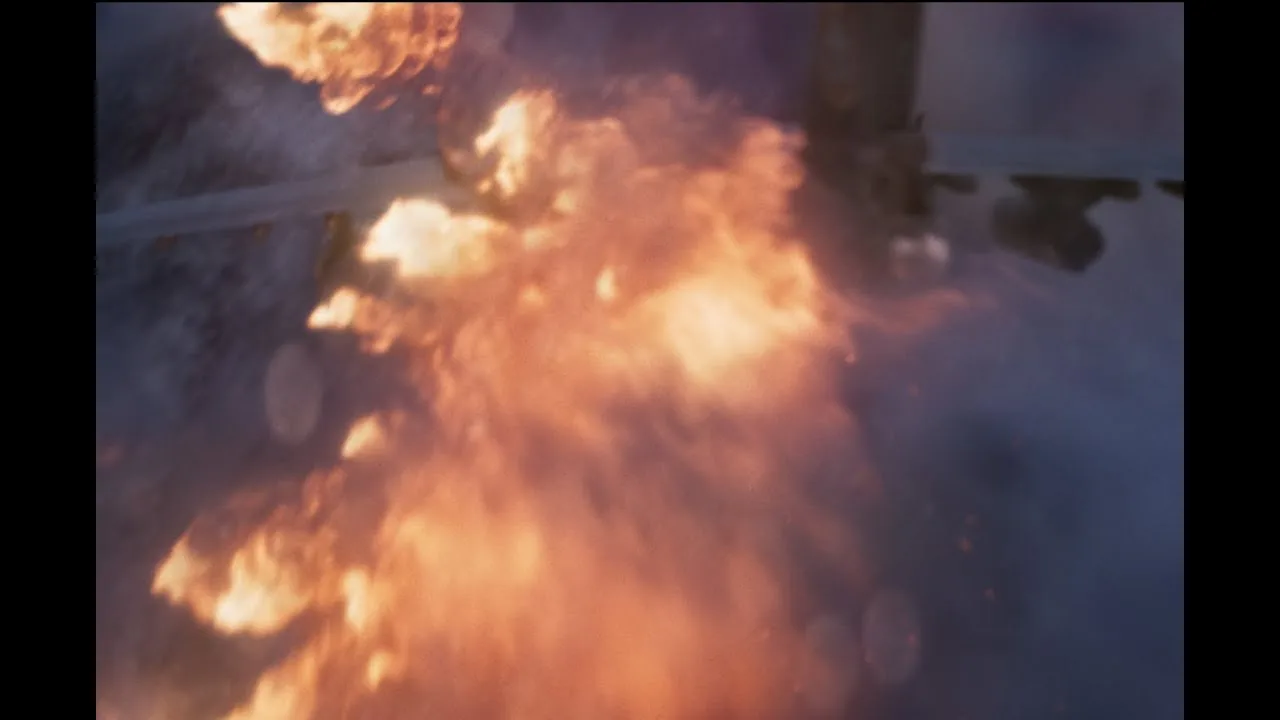 Explosion and smoke, frame from the FX Masters shot 01 video